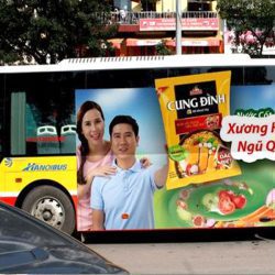 Quảng cáo xe bus full kính