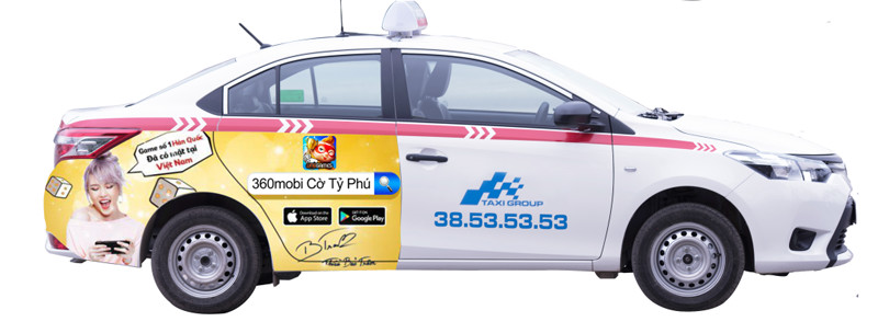 Giá thành của quảng cáo Taxi Group