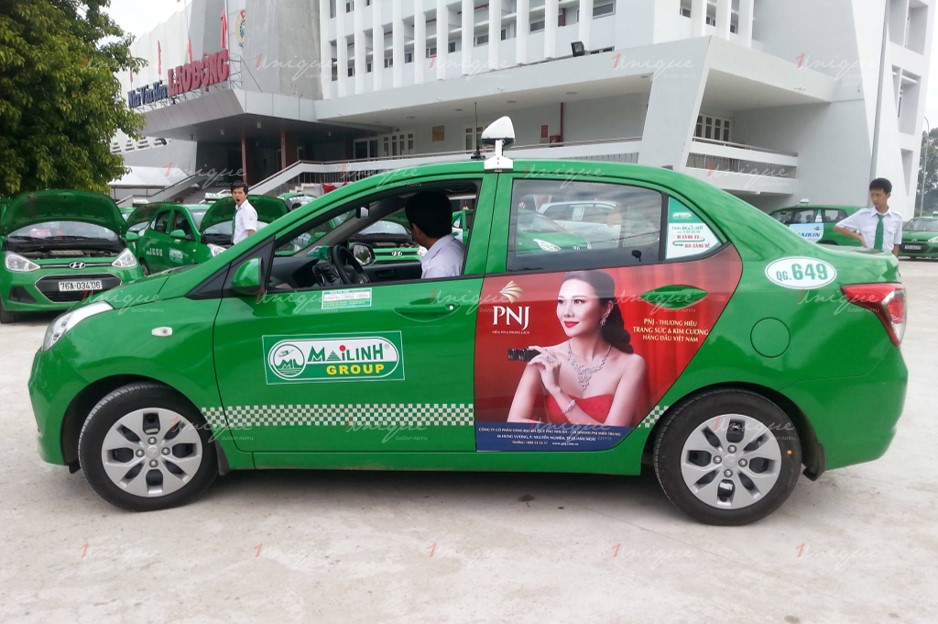 Quảng cáo taxi tại Cần Thơ