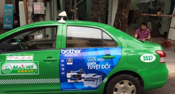Quảng cáo taxi tại Nghệ An