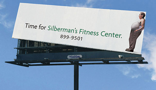 Quảng cáo sáng tạo của phòng Gym Silbermans
