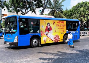 Quảng cáo xe Bus tại miền Trung