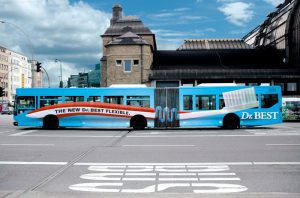 Quảng cáo xe Bus độc lạ và ấn tượng