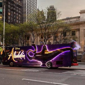 Quảng cáo xe bus Aladin