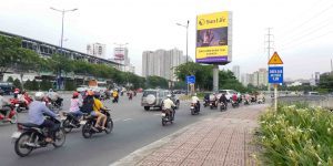 Quảng cáo màn hình LED của WeWin khu vực Hà Nội highway