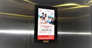 Quảng cáo màn hình LED trong thang máy