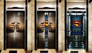 Ý tưởng quảng cáo trong thang máy ấn tượng