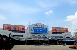 Quảng cáo tại chợ Định Quán - Đồng Nai