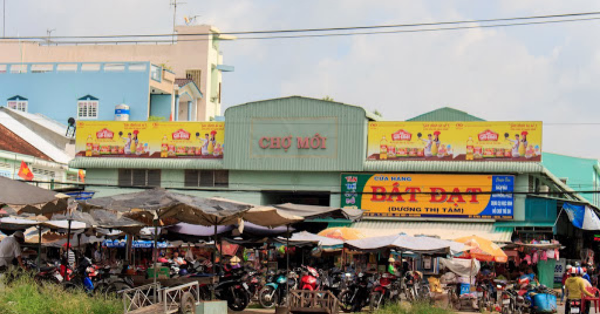 Quảng cáo tại chợ Mới - An Giang