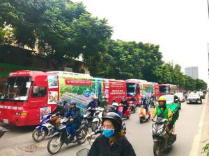 Quảng cáo Roadshow trời tại Hà Nội do WeWin triển khai
