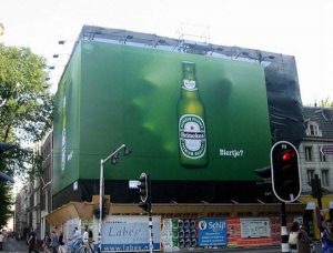 Biển quảng cáo 3D của Heineken