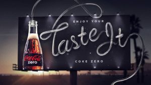 Biển quảng cáo khủng của Coke Zero
