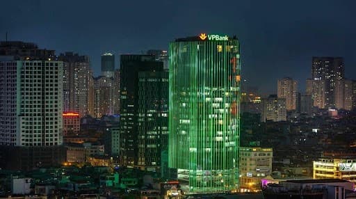 Quảng cáo LED tòa nhà của VP Bank