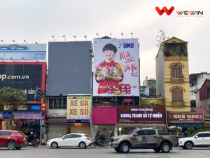 Quảng cáo Billboard của OMO tại Hà Nội