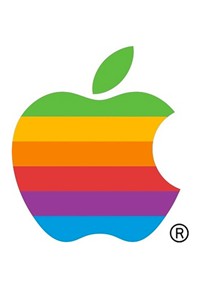 Tiếp theo là đến quả táo cầu vồng, đây là logo của Apple Inc trong hơn 22 năm cho đến năm 1998