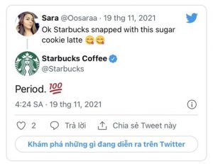 Starbucks sử dụng Social Listening