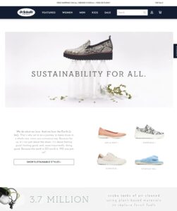 Trang web của Dr. Scholl’s Shoes