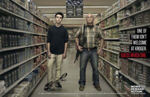 Chiến dịch tương tự “Choose one”: Groceries not gun