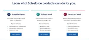 Sản phẩm SaaS của Salesforce