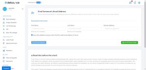 DeBounce hỗ trợ xác thực danh sách Email 