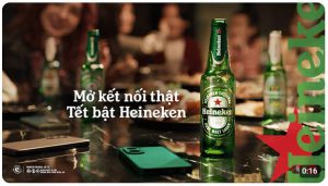 TVC “Mở kết nối thật, Tết bật Heineken” dịp Tết 2025