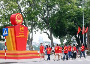 Băng rôn, banner, biển quảng cáo,... dịp Quốc Khánh