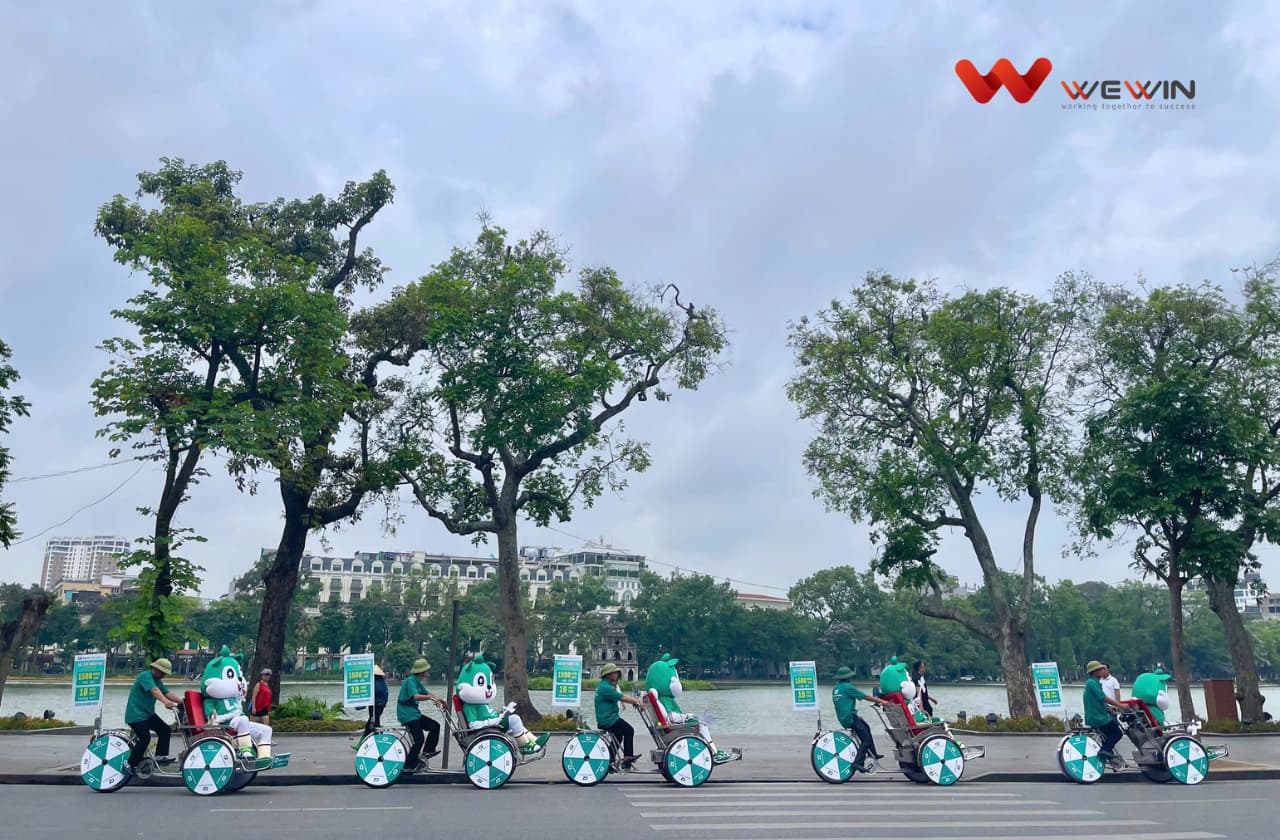 Roadshow xích lô - tốc độ di chuyển "vàng" cho việc ghi nhớ thông điệp